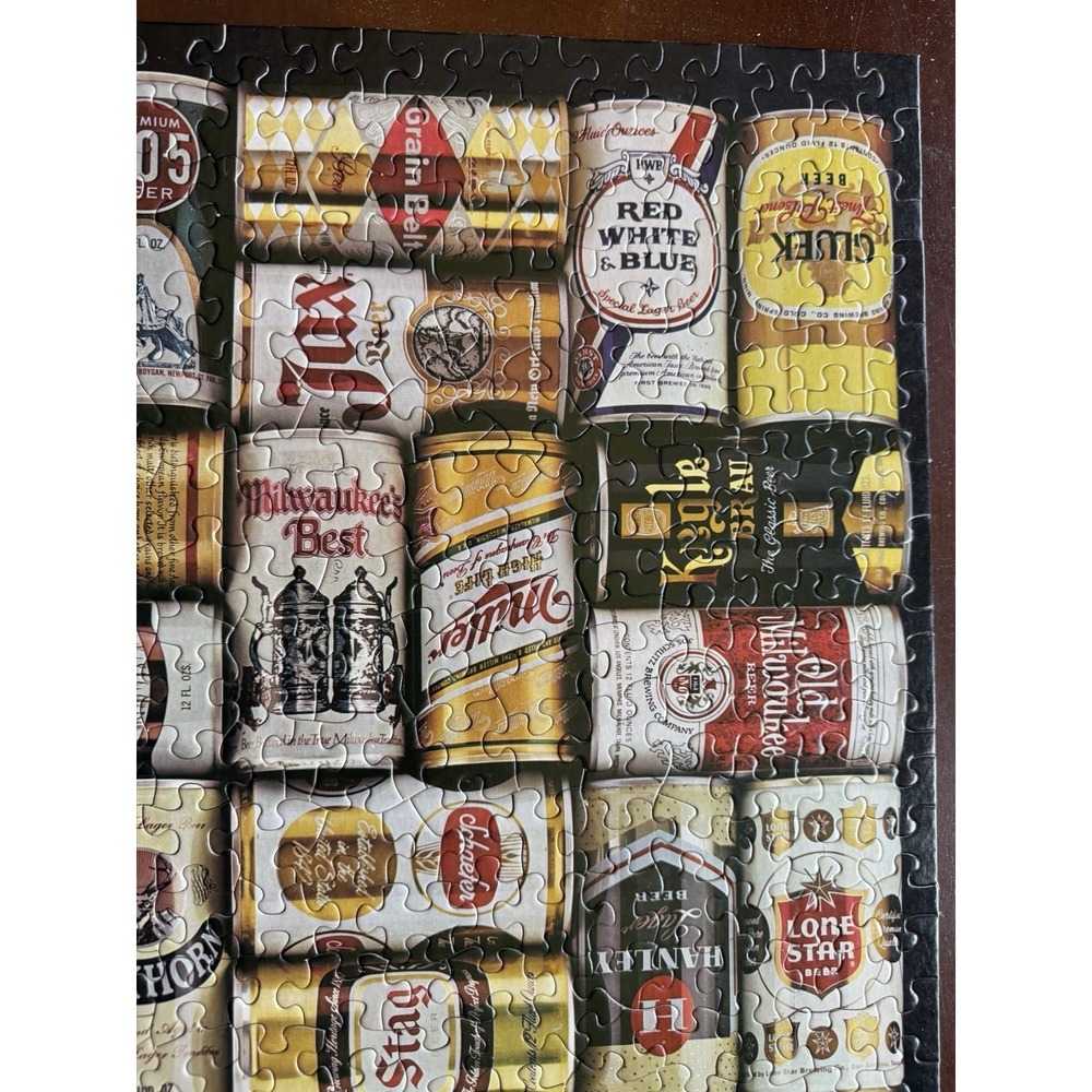 Springbok What's‎ Your Pleasure Beer Puzzle Over 500 Pieces Vintage Complete - Picture 5 of 16